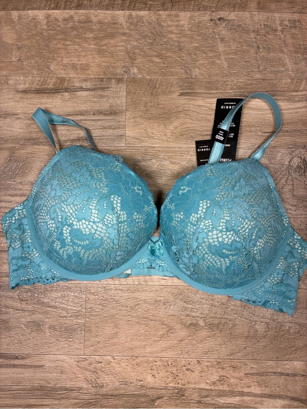 Torrid Dramatic Lift Push Up Plunge Lace Bra